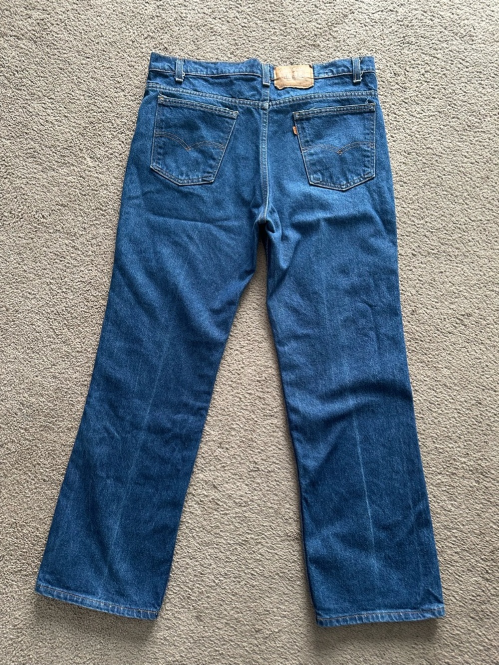 Vintage Levis Mens 517 Orange Tab Jeans 38x30